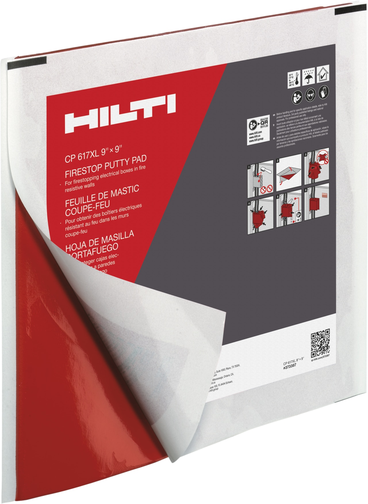 Hilti firestop putties CFS-D