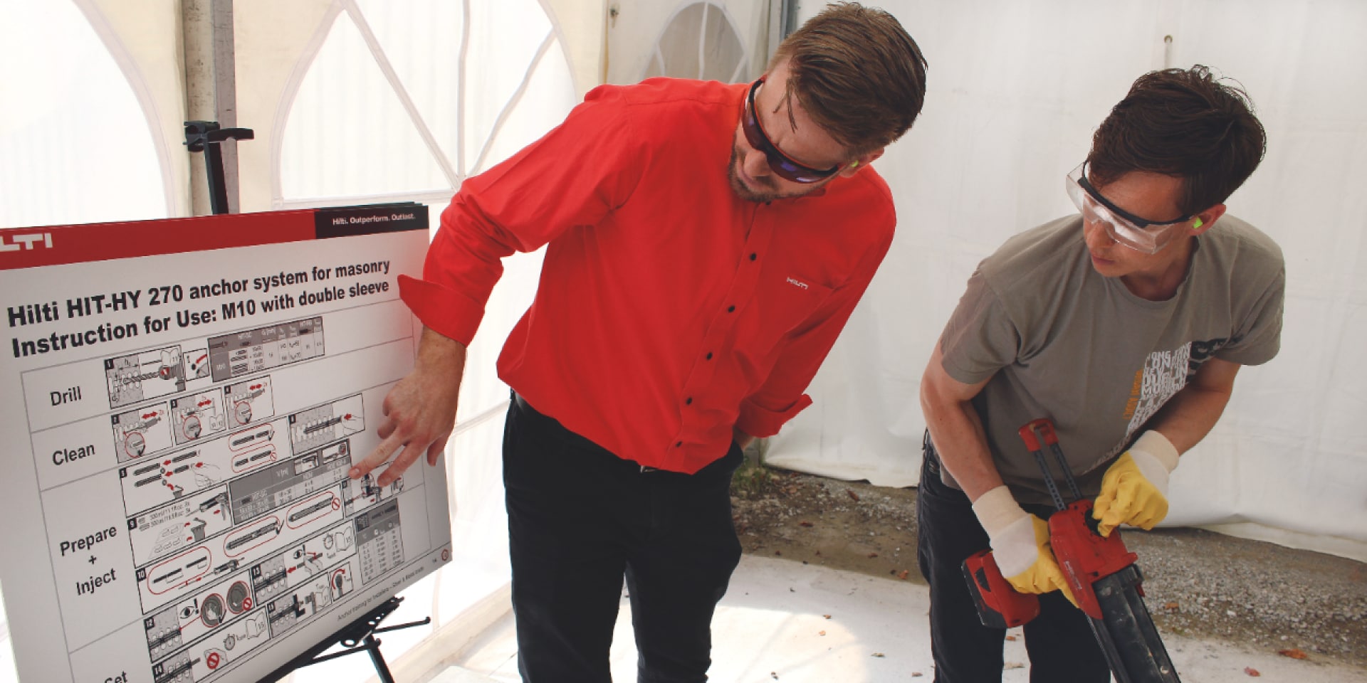  Hilti installers training for modular support systems