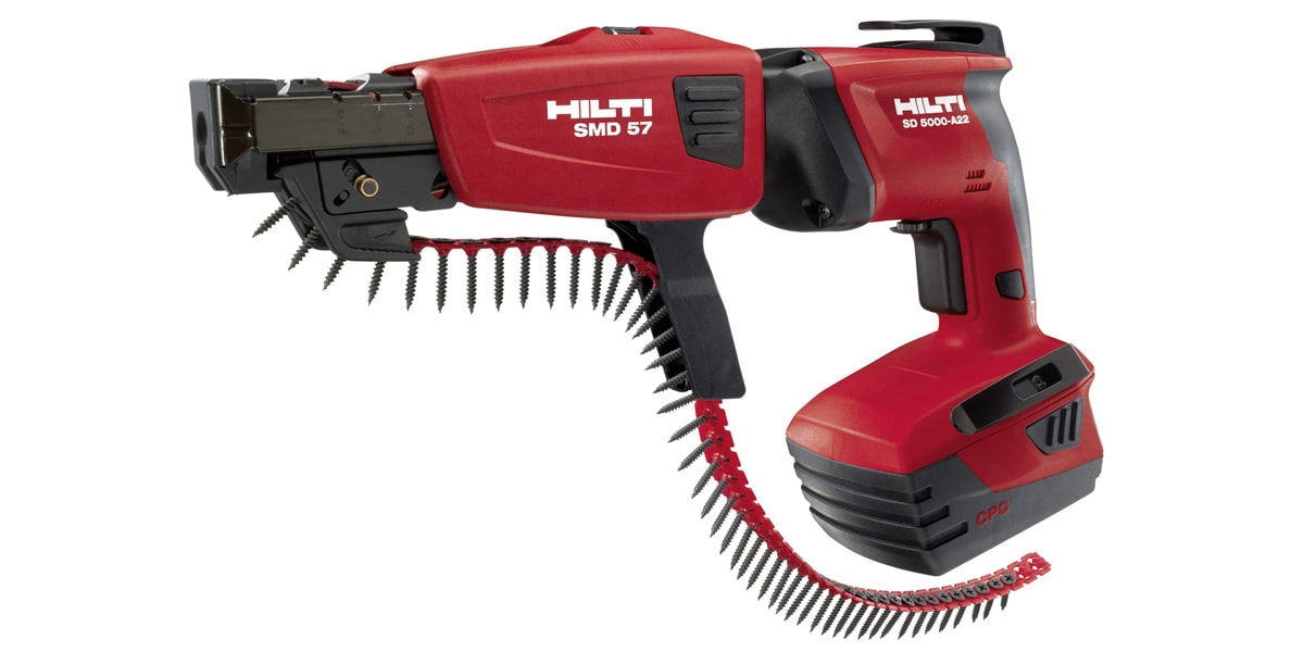 Drywall, Collated System, 22 Volt Li-Ion Battery, Interior Finishing Trade