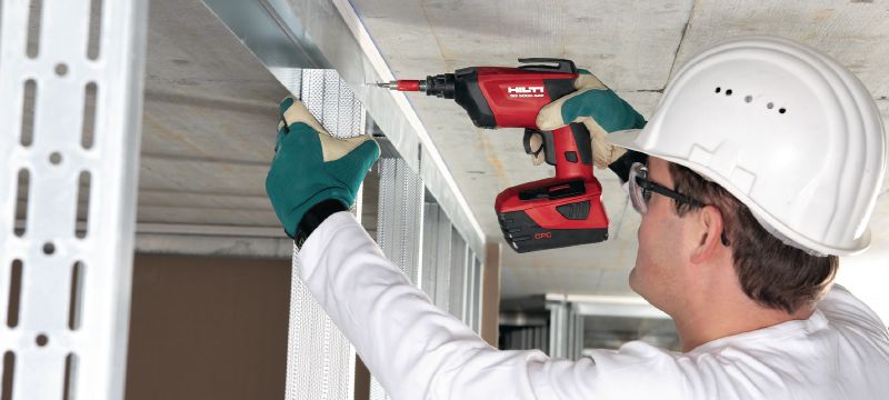 SD 5000-A22 Cordless drywall screwdriver Cordless 22V drywall screwdriver with 5000 rpm for plasterboard applications Applications 1