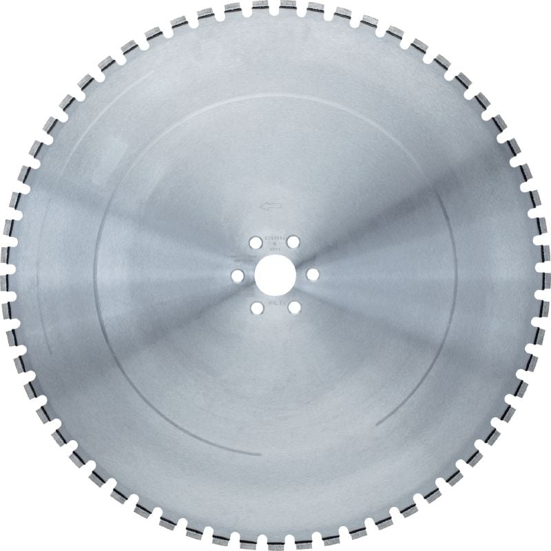 SPX HCL Equidist Wall Saw Blade (60H: fits on Hilti and Husqvarna®) Ultimate wall saw blade (20 kW) for high-speed cutting and a longer lifetime in reinforced concrete (60H arbor fits on Hilti and Husqvarna® wall saws)