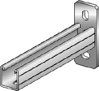 MQK-41/3 bracket Galvanised C-Channel bracket for medium-duty applications