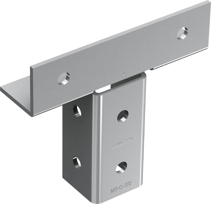 Image 1 of 1: MT-C-T/2 Tee splice connector Node for assembling strut channels in a T shape