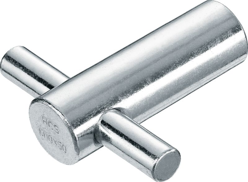 HCX-R Cast-in socket (stainless steel, A4) Stainless steel Cast-in socket for fastening louvres and cladding to concrete, MEP services or access walkways for tunnels in highly corrosive environments