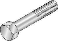 Hexagon screw DIN 933 M8x25 zinced Galvanised hexagon screw corresponding to DIN 931