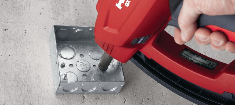 X-GN MX Masonry nails (collated) Collated nails for fastening to concrete and other base materials using the GX 120 gas nailer Applications 1