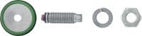 Electrical connector S-BT-EF HC Threaded Stud Threaded screw-in stud (carbon steel, metric thread) for electrical connections on steel in mildly corrosive environments. Recommended maximal cross section of connected cable: 120 mm²