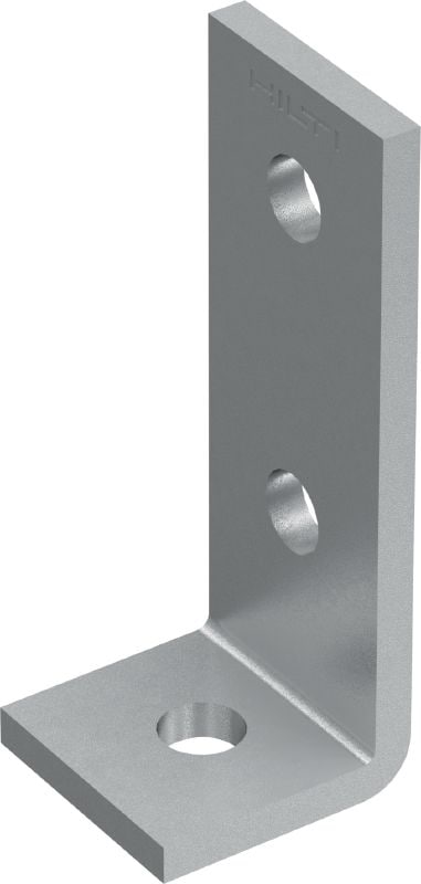 MQW-L Standard galvanised 90-degree angle for connecting multiple MQ strut channels