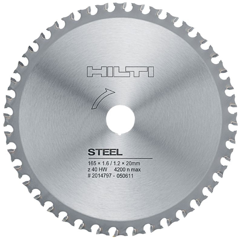 Steel circular saw blade Premium circular saw blade for straight, fast, cold cutting in metal