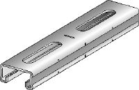 MQ-21 HDG ASTM Hot-dip galvanised (HDG, ASTM) 21 mm high MQ strut channel for light-duty applications