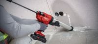CD 4-22 cordless caulking dispenser Powerful battery-powered caulking dispenser for a wide variety of sealants, caulks and adhesives (Nuron battery platform) Applications 1