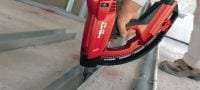 X-GN MX Masonry nails (collated) Collated nails for fastening to concrete and other base materials using the GX 120 gas nailer Applications 1