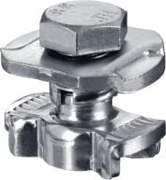 MQN-R Stainless steel (A4) channel connector for joining any elements with a butterfly opening