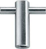 HCX-R Cast-in socket (stainless steel, A4) Stainless steel Cast-in socket for fastening louvres and cladding to concrete, MEP services or access walkways for tunnels in highly corrosive environments