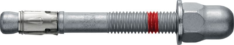 HST3 Wedge anchor with dome nut Ultimate-performance wedge anchor with dome nut for demanding static and seismic loads in cracked concrete (carbon steel)