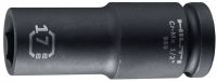 SI-S 1/2 L Deep impact socket 1/2 long impact socket for tightening bolts and anchors