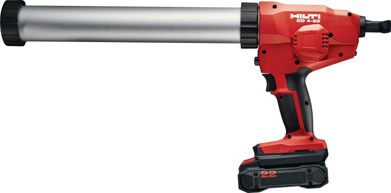CD 4-22 cordless caulking dispenser Powerful battery-powered caulking dispenser for a wide variety of sealants, caulks and adhesives (Nuron battery platform)
