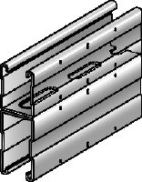 MQ-52-72 D C-Channel profile Galvanised double C-Channel profile for medium/heavy-duty applications