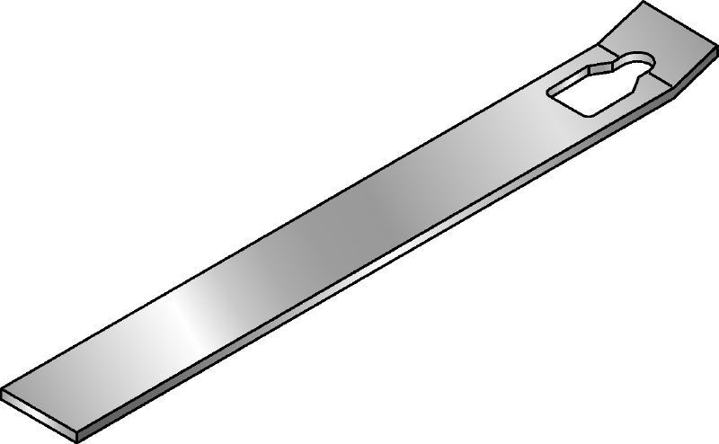 MQT-S Retaining strap Galvanised retaining strap for fastening MQT-G beam clamps more securely