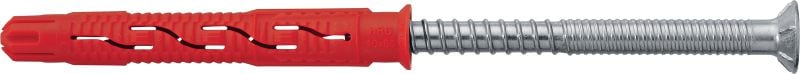 HRD-CR2 Plastic frame anchor High-performance plastic anchor for frames (A2 stainless steel, countersunk head)