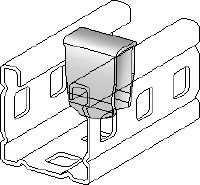 MC-PI Channel stiffener Galvanised channel stiffening insert for use where threaded components/bolts are fitted through the sides of MC-3D installation channel indoors