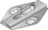 MSG 1,0 slide connector Galvanised slide connector for light-duty heating and refrigeration applications