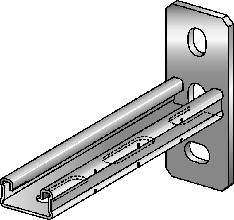 MQK-21-R Bracket Stainless steel bracket for medium-duty applications